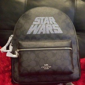 NWT Coach X Star Wars Med. Backpack
